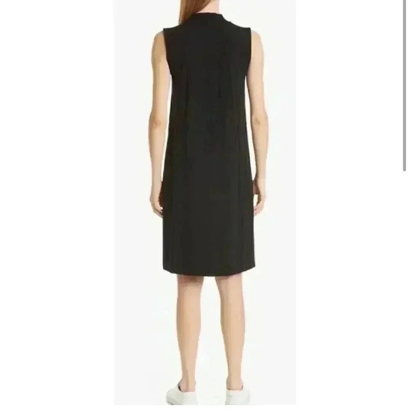 NWT Eileen Fisher Jersey Mock Neck Dress size Medium - Picture 2 of 9